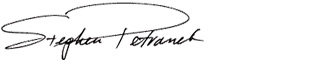 Stephen Petranek Signature