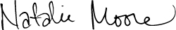 Natalie Moore's Signature