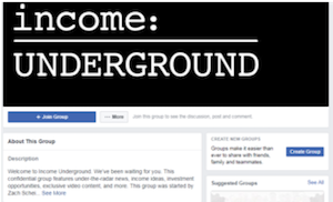Income Underground Facebook